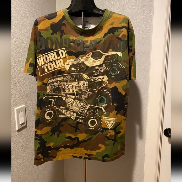 monster jam Shirts Monster Jam World Tour Tshirt Large Poshmark